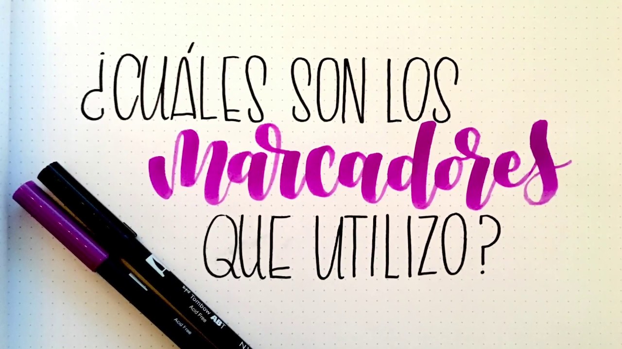 Mis marcadores | Hand Lettering en Español