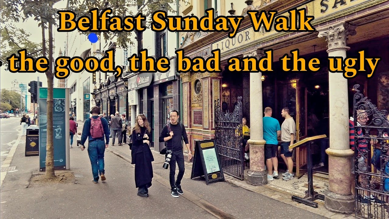 Belfast Sunday Walk- university to Europa. Urban decay mixed with some more appealing bits