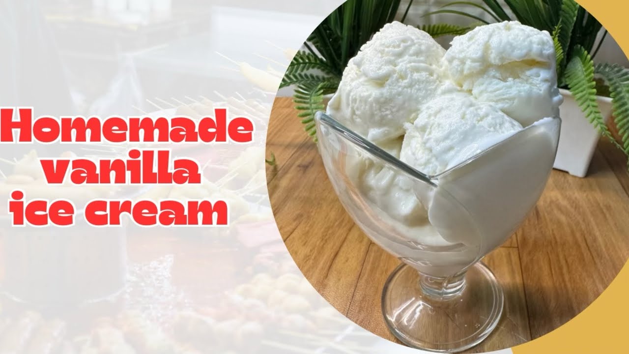 Homemade vanilla ice cream recipe | vanilla ice cream easy to home|Ice cream Recipe