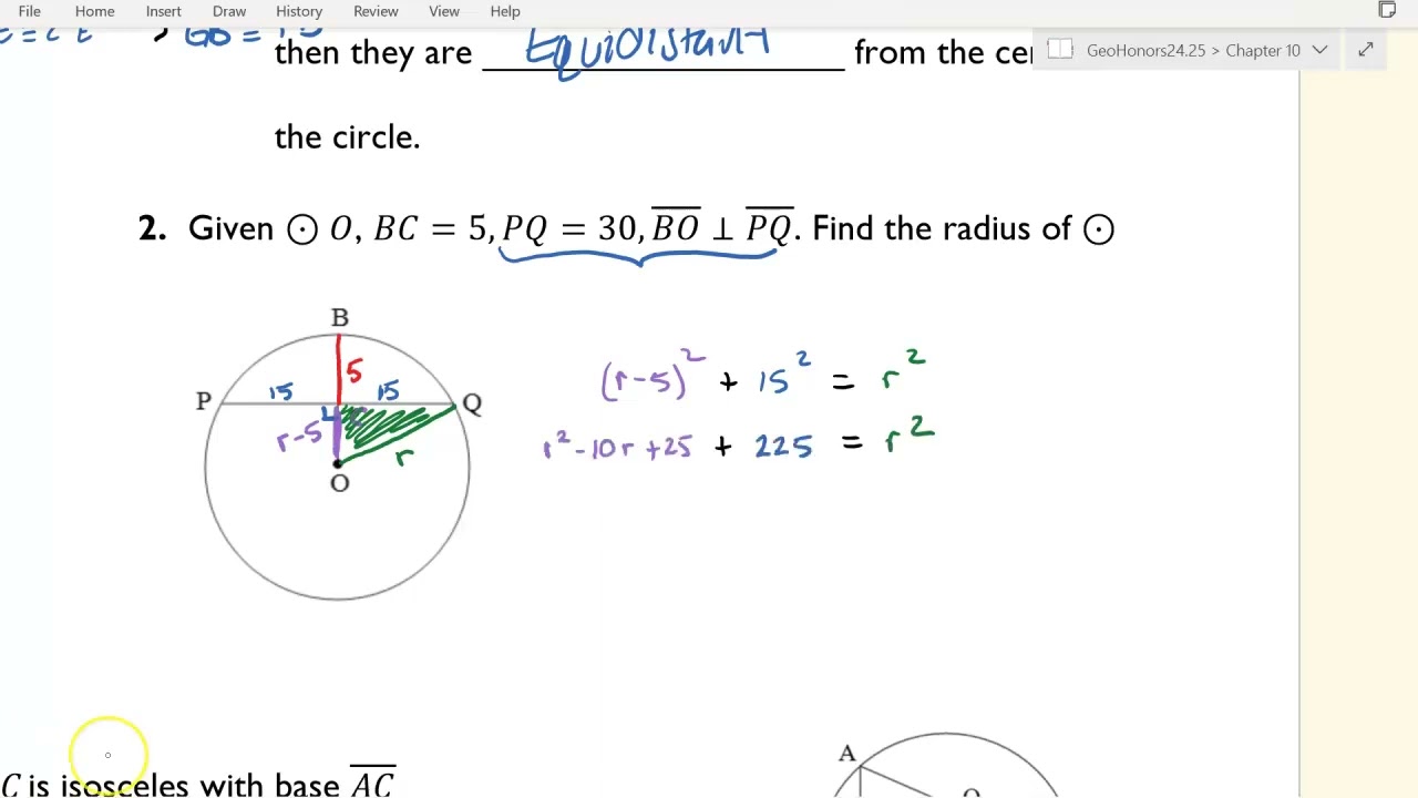 10 2   Congruent Chords