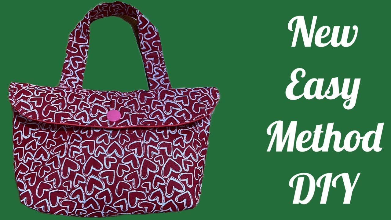 How I Made This Cosmetic Bag Using A New Easy Method And A Few Straight Stitches /DIY @TheTwinsDay ​