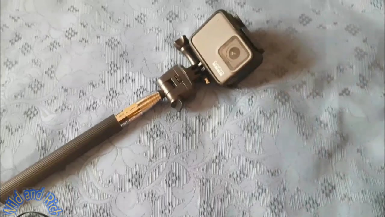 How to mount GoPro to a Selfie Stick