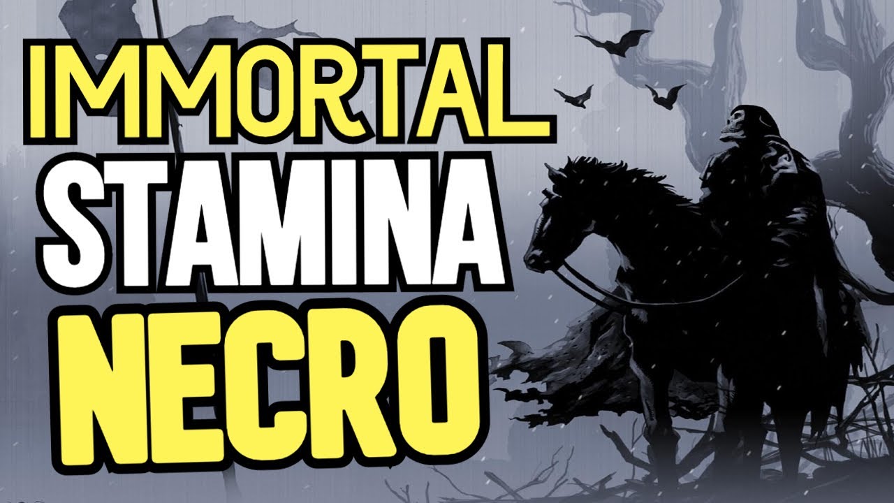IMMORTAL Stamina Necromancer SOLO PVE Build - DEATH KNIGHT ☠ - The Amazing, Unkillable Stam Necro!