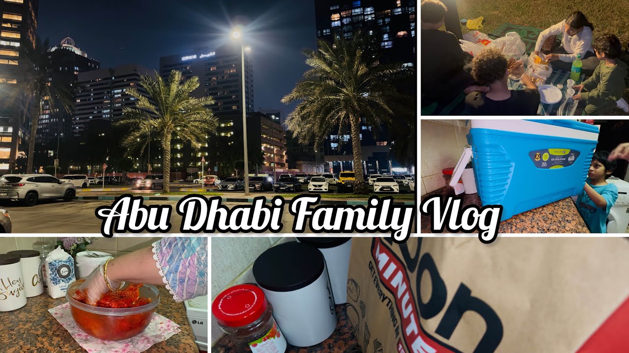 “Abu Dhabi Full Day Vlog | Shopping, Cooking & Beautiful Night Tour 🇦🇪” | uae