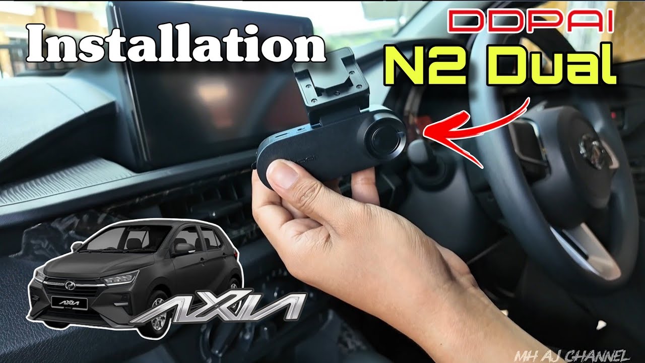 DDPAI N2 Dual Dash cam || Cara pasang di Axia X 2023