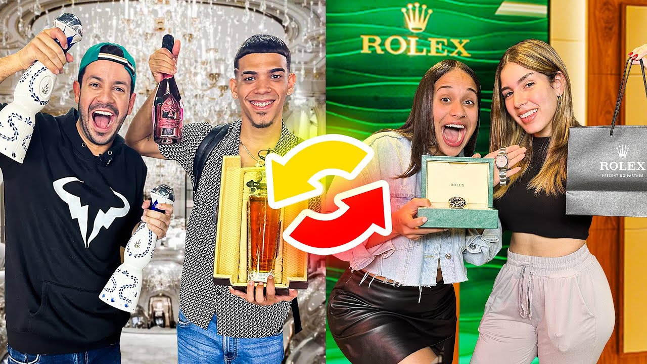 INTERCAMBIO DE TARJETAS DE CRÉDITO POR 24 HORAS 😰 Termina Muy Mal 💔Ft. Carecantinas & Camila Mejía