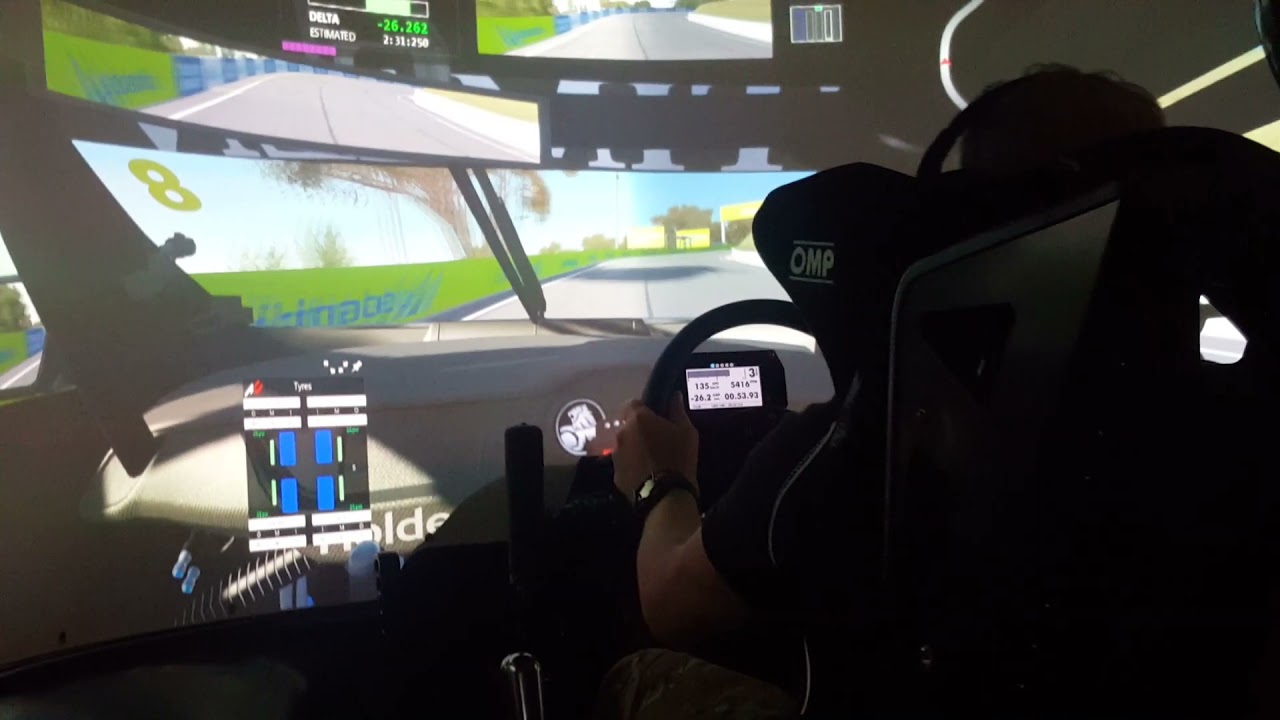 VR Motorsports Brisbane. Bathurst full lap in Holden Commodore Race car.