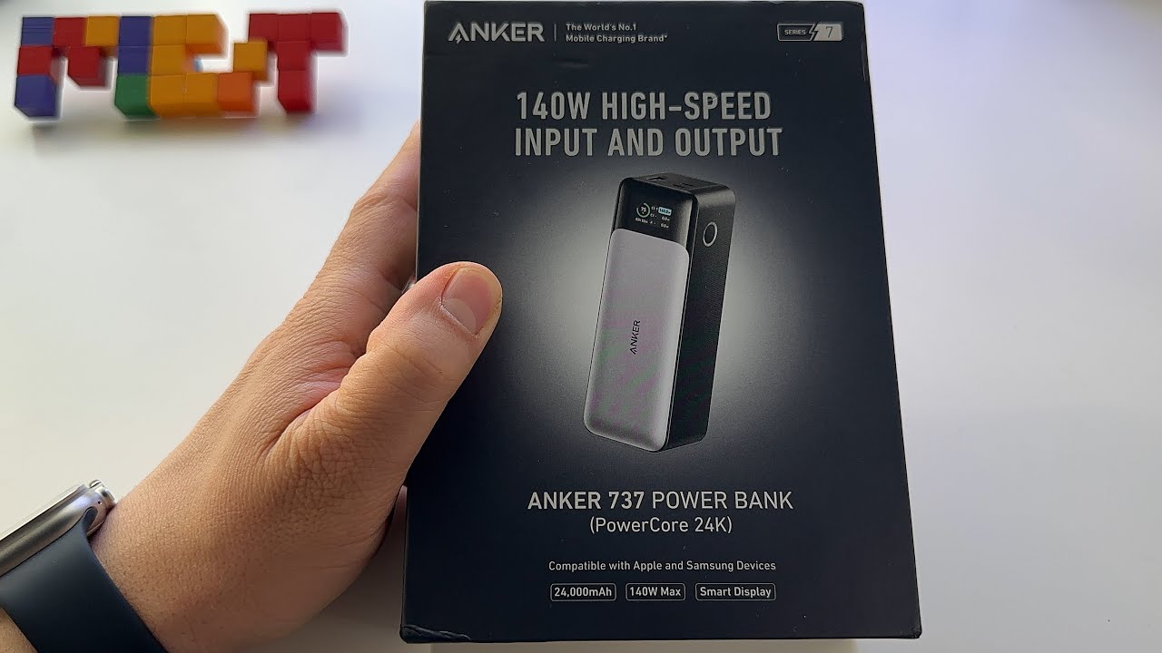 Prezentare Anker 737 - Power Bank impresionant cu 24000mAh si 140W | afisaj display smart | unboxing