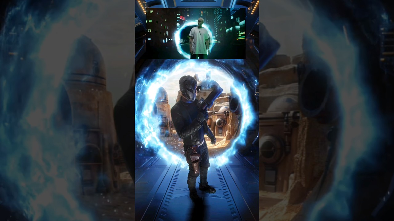 recreating Eminem's Houdini portal in capcut mobile