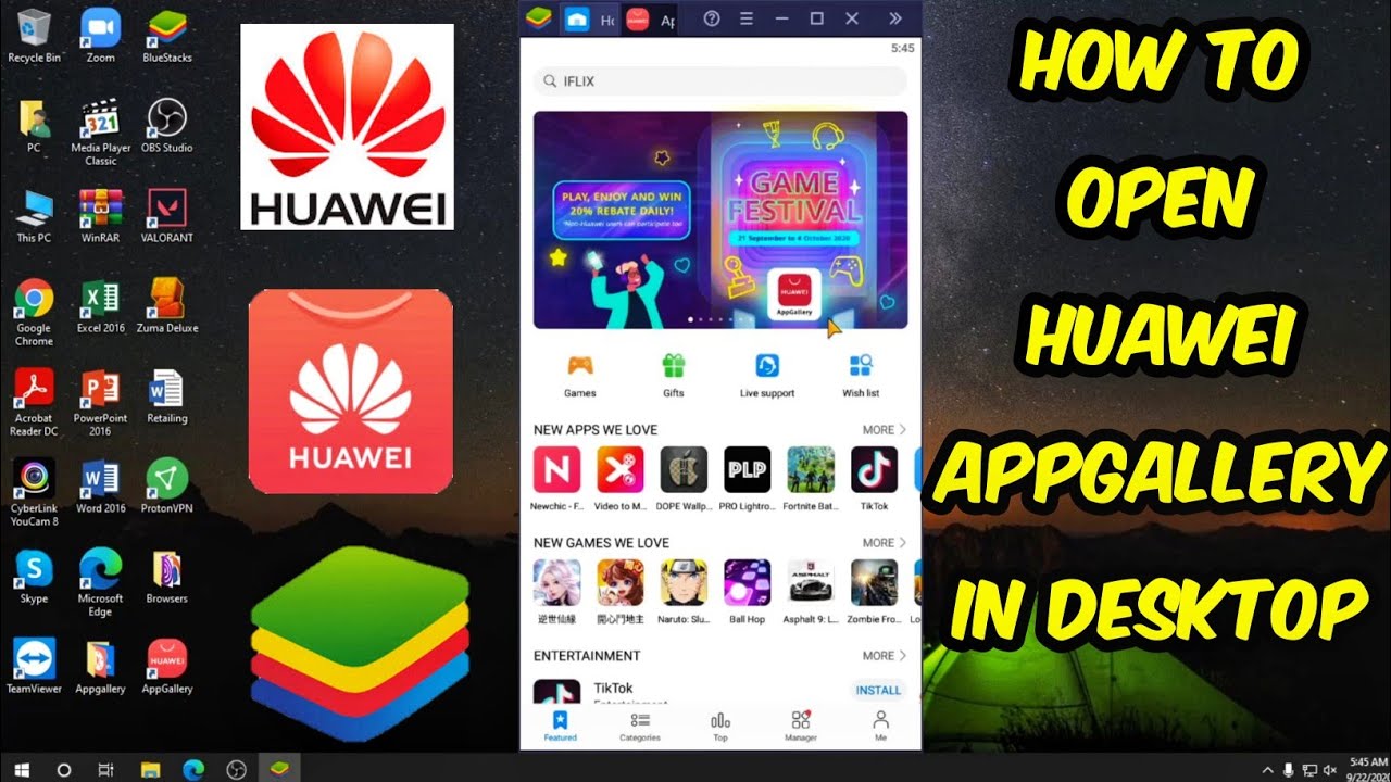 Huawei Appgallery in PC/Desktop