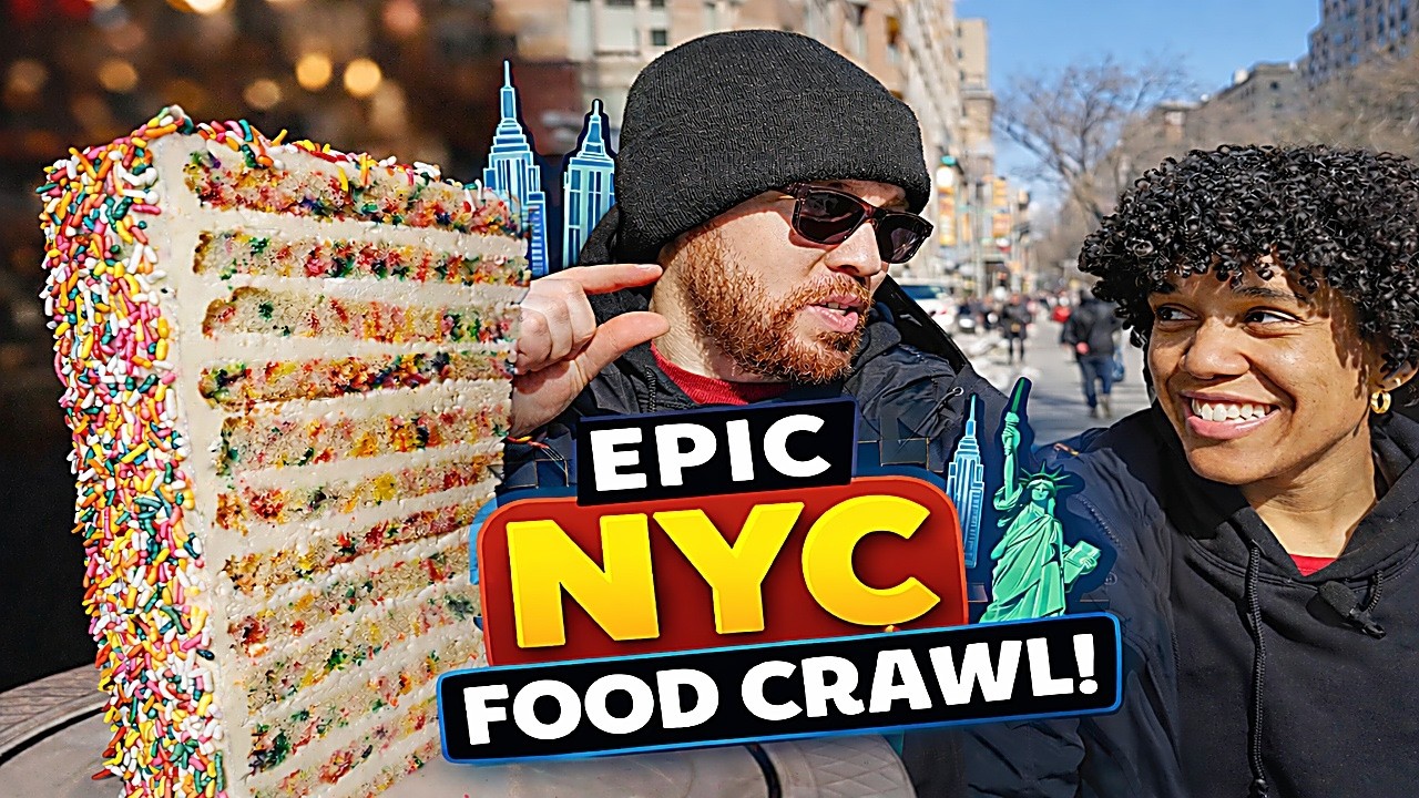 NYC FOOD ADVENTURE 🍰🌭🧋