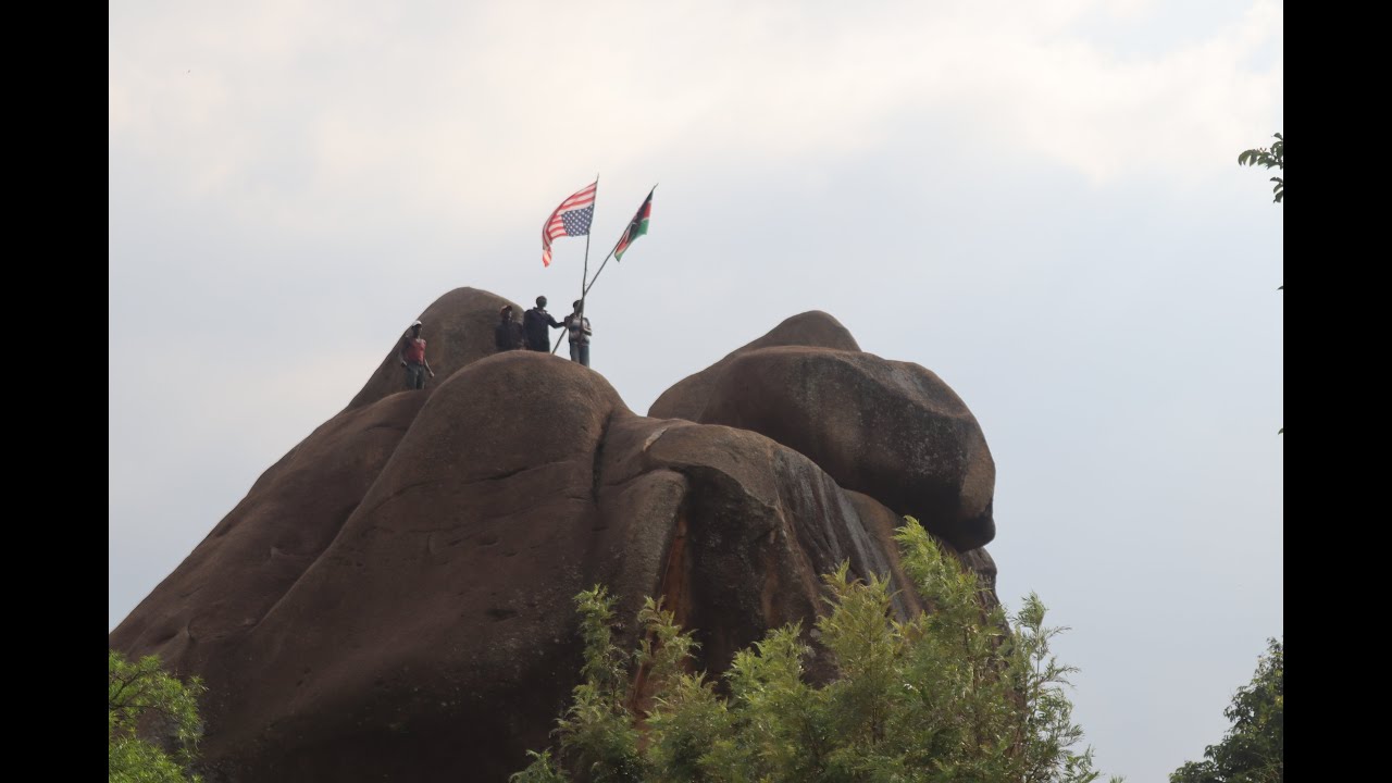 Why Maragoli Villagers Are Flying The USA Flag Alongside The Kenya Flag On A Famous Rock