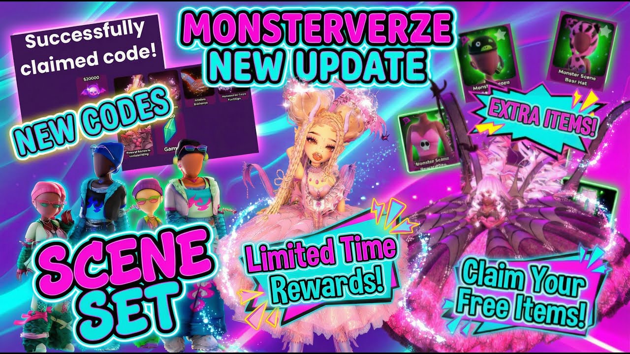 Новое обновление Monsterverse &mdash; секретный код, новые предметы, набор сцен и 30 000 бесплатных гул...