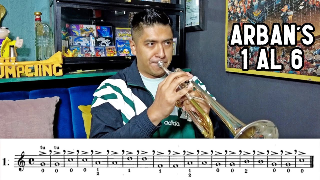 Ejercicios del Método Arban´s 🎺 del 01 al 06