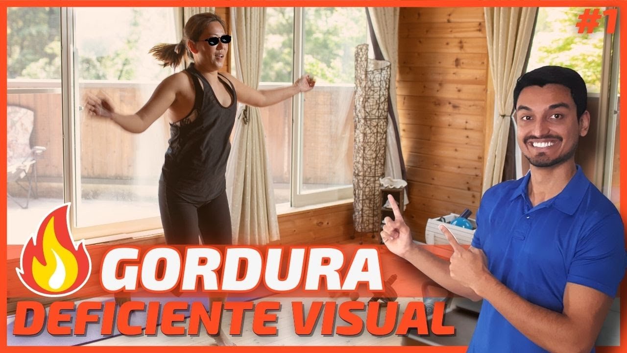 TREINO para DEFICIENTE VISUAL😎 Treino em CASA para CEGO🏠Queime GORDURA e Ganhe Condicionamento🔥 #1