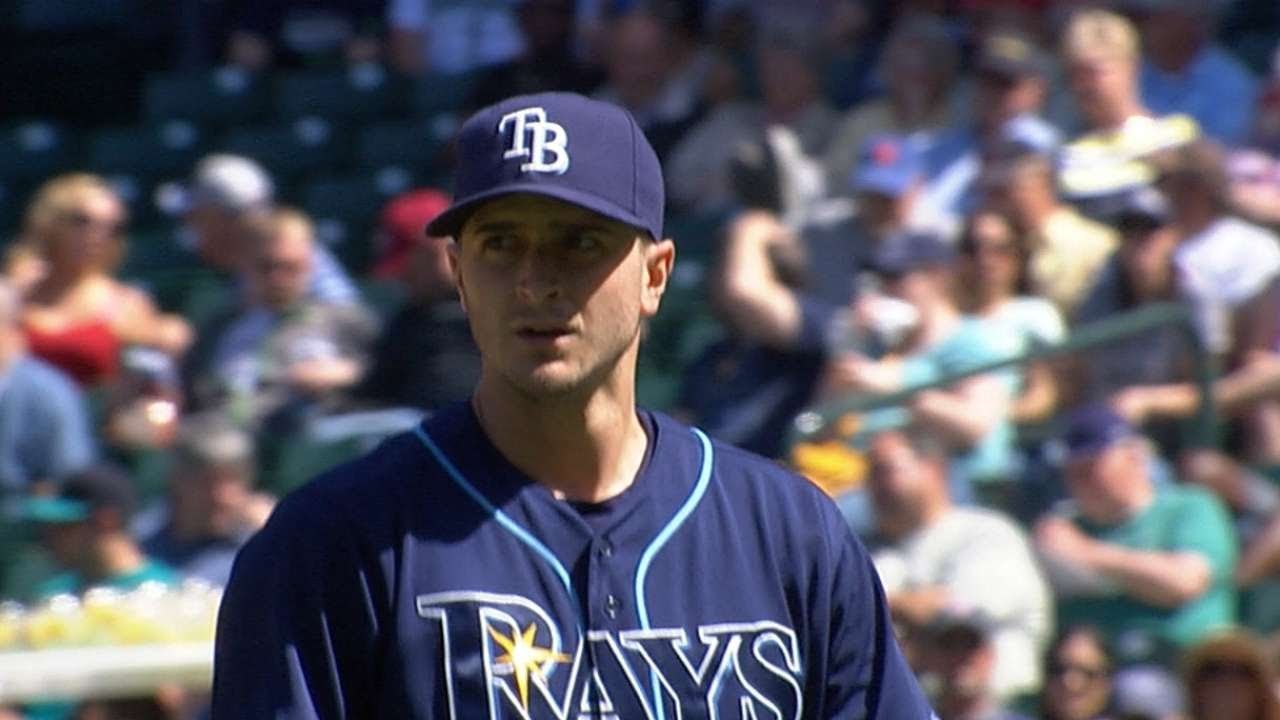 TB@SEA: Odorizzi fans seven, allows one hit over six