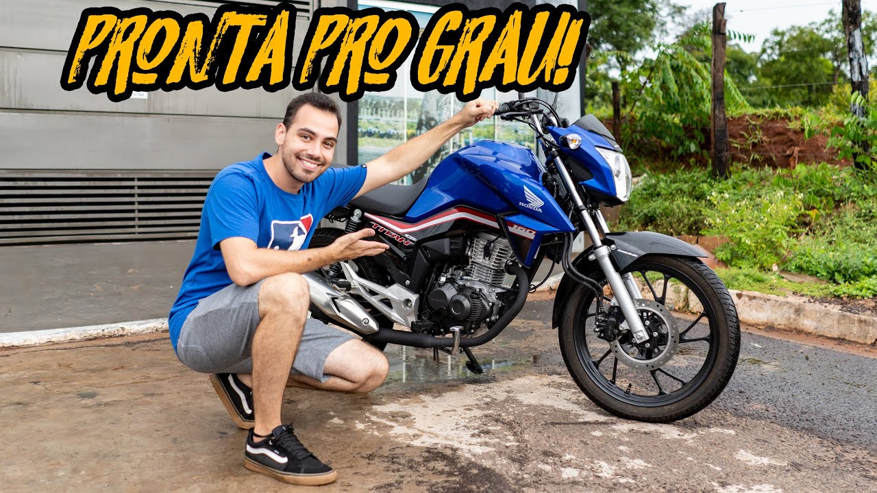 PRIMEIRA MODIFICA&Ccedil;&Atilde;O NA MINHA TITAN 160!
