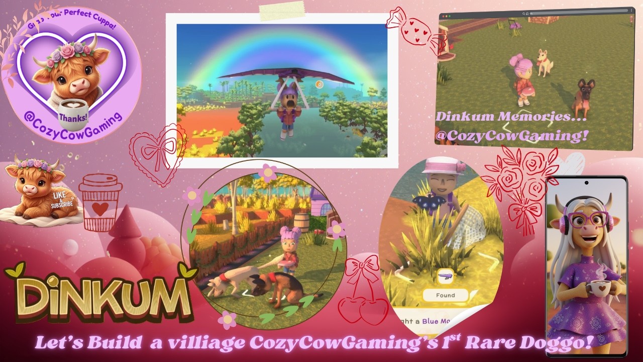 Dinkum Mon @ 4 am EST Let's Build a Village for Digger, GS the Rare Pupper with @CozyCowGaming