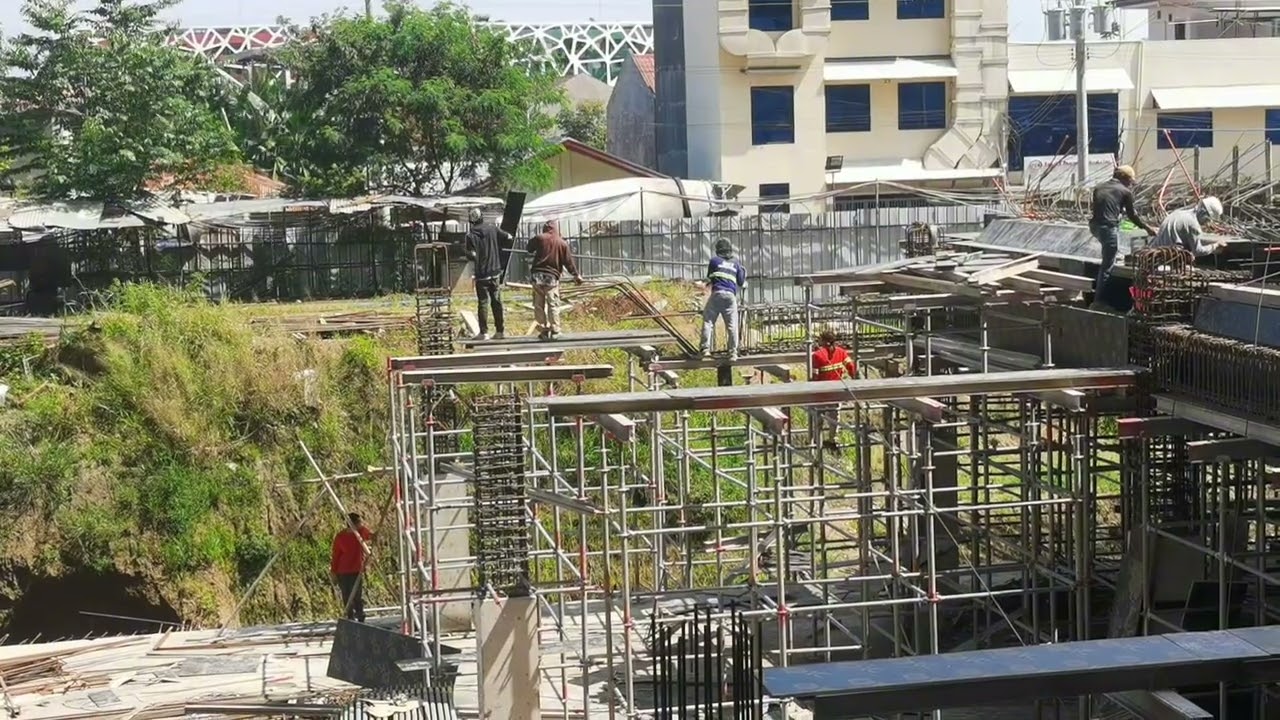 Change soffit for girders rebar installation #construction 
