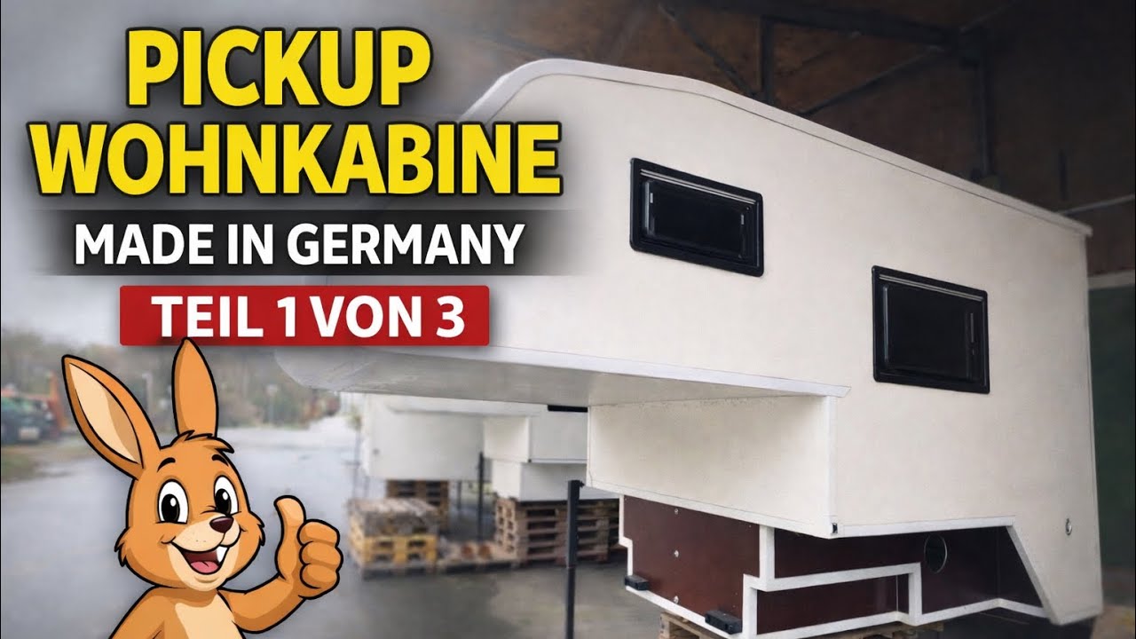 Pickup Wohnkabine Made in Germany &ndash; Besuch bei Multi4Camp (Teil 1)