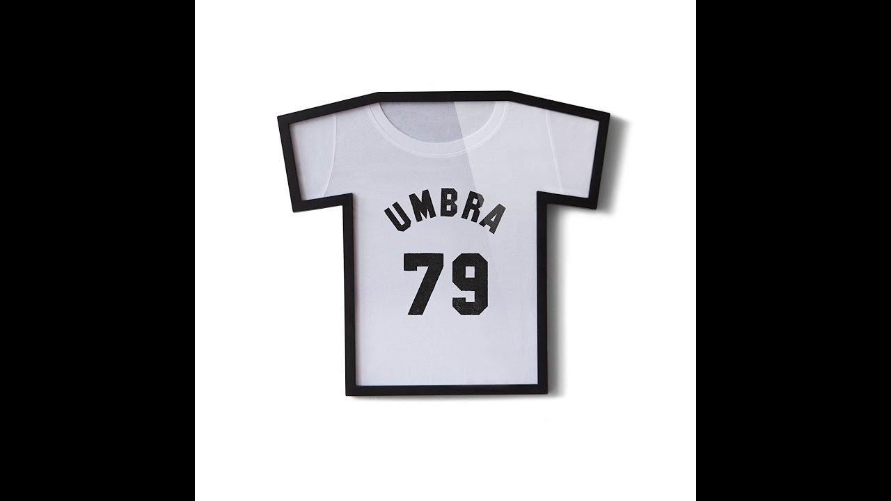 Unboxing Umbra T Frame Cadre Photo Forme de T Shirt Noir