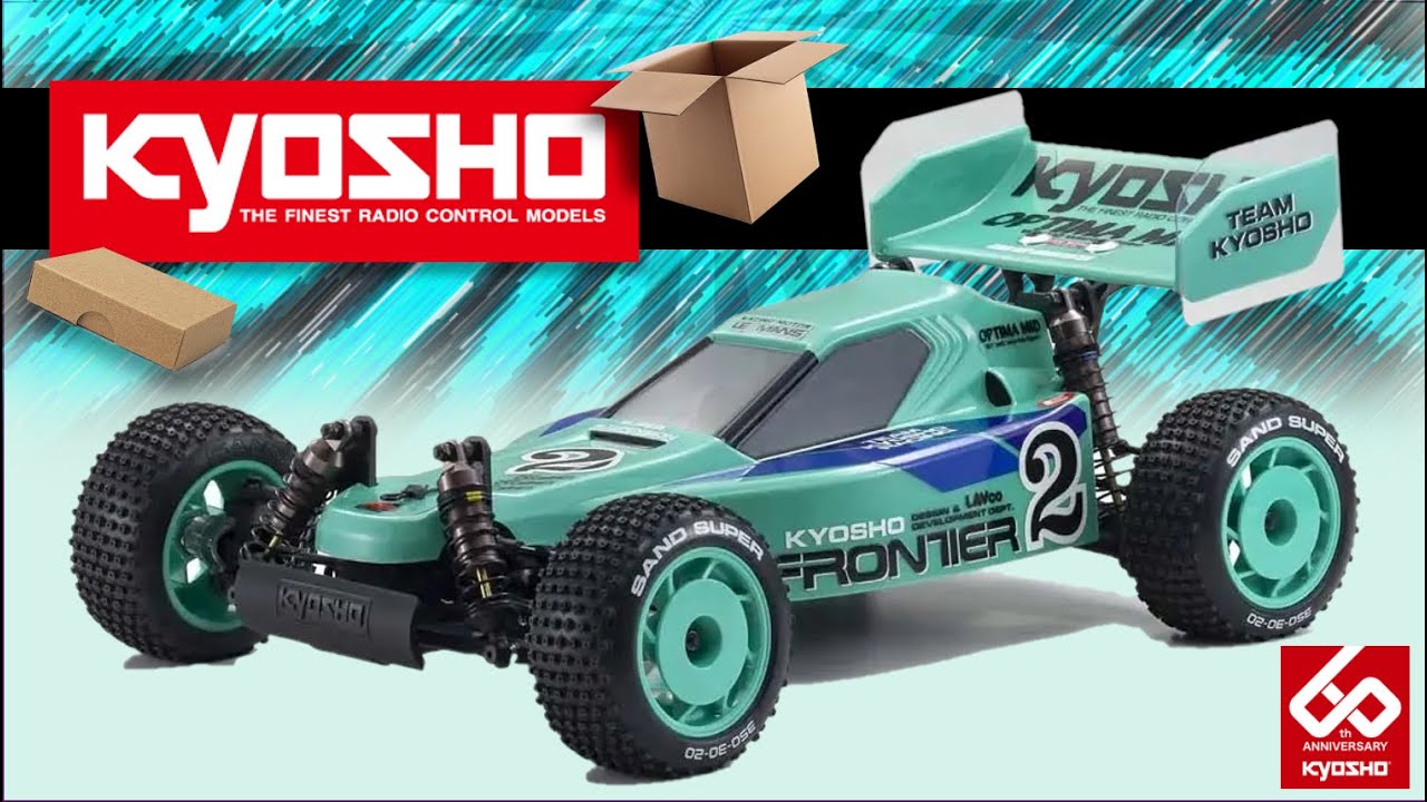 Best Vintage RC Release 2023?  Unboxing Kyosho Optima Mid’87 WC Worlds Spec 1:10 60th Part 1 of 3