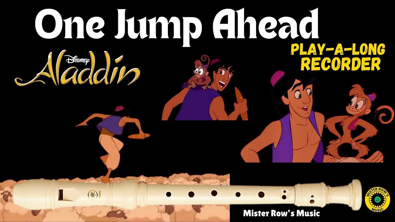 ALADDIN | One Jump Ahead | Notes G A B C D | Level 3 - Recorder