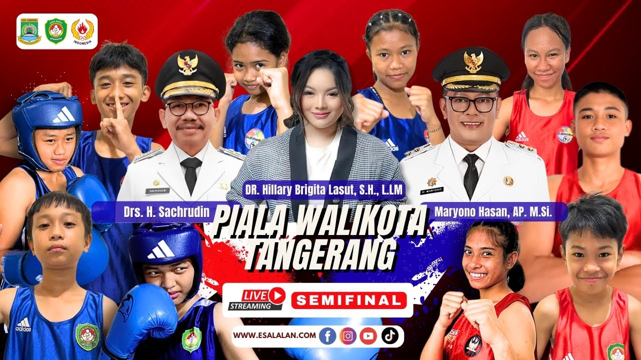 LIVE TINJU PIALA WALIKOTA TANGERANG - Day 4 SEMI FINAL