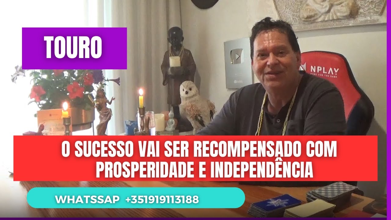 TOURO ♉O esforço vai ser recompensado com prosperidade