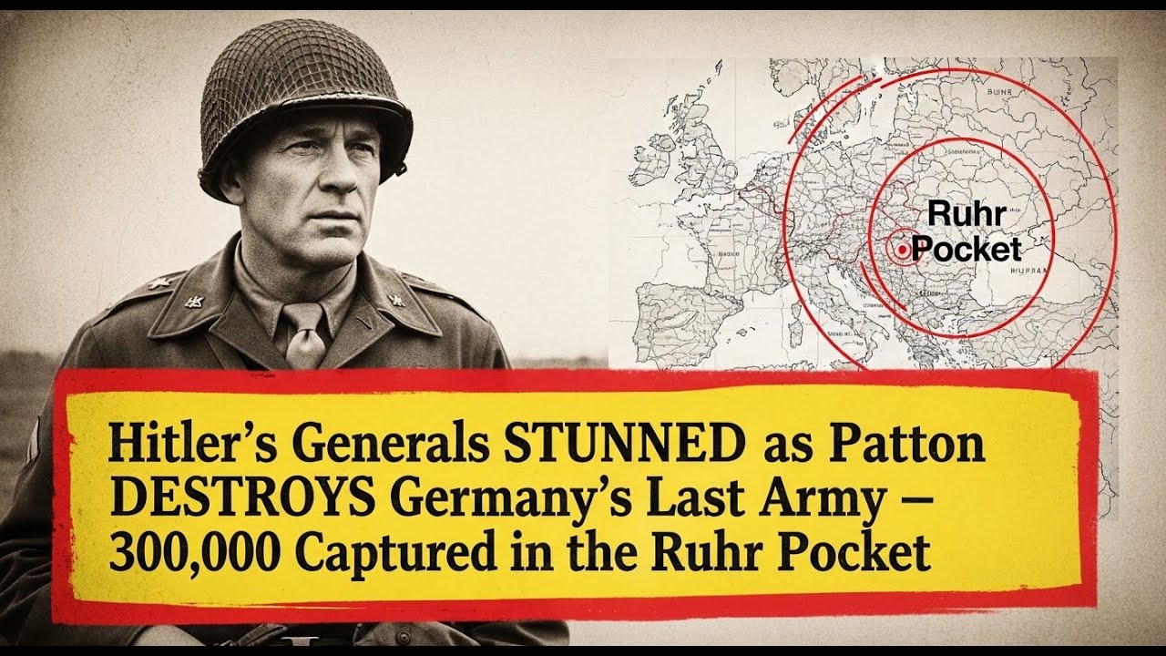 What The German High Command Said When Patton Captured 300,000 Men in the Ruhr Pocket