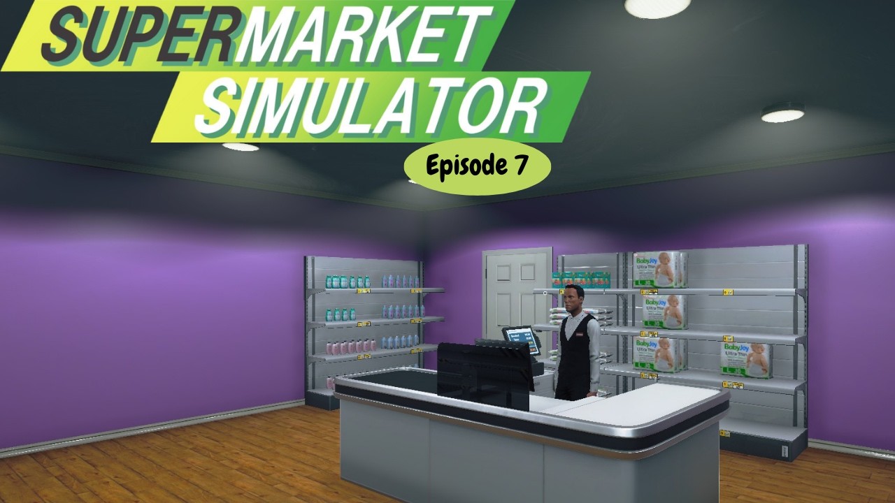 A Restocker and a Cashier Walked Into a Store || Supermarket Simulator