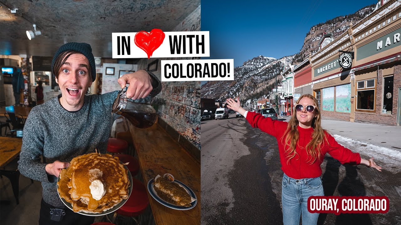 We Found Colorado’s MOST CHARMING Town! - Ice Climbing & Delicious Local Food in Ouray, Colorado❤️