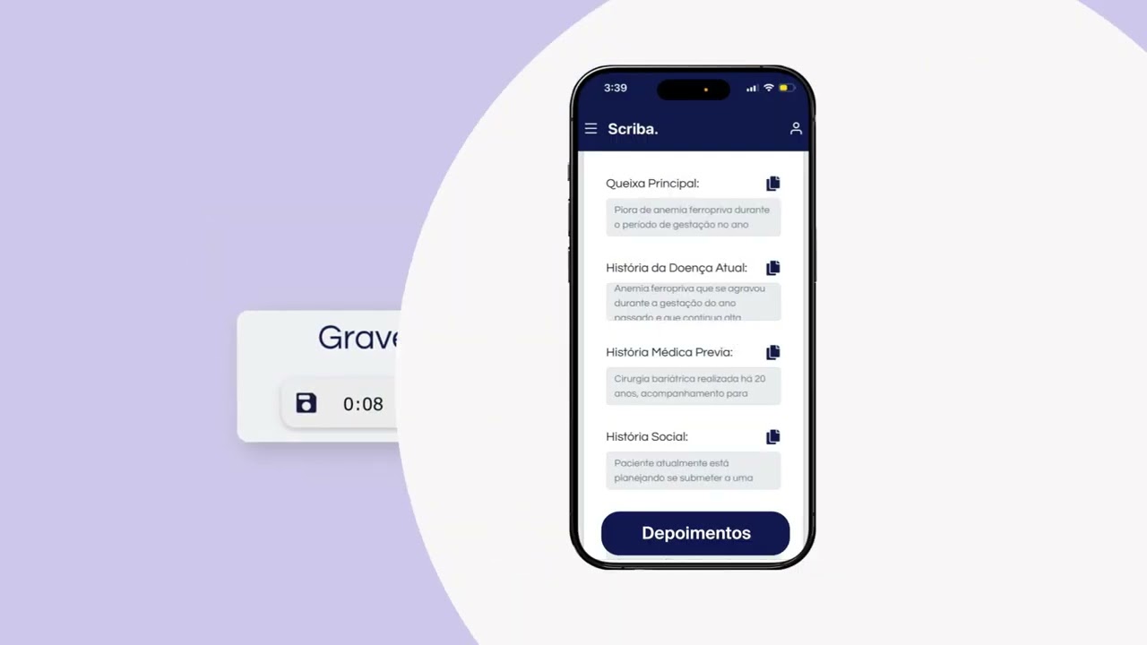 Scriba - Anamnese por intelig&ecirc;ncia artificial
