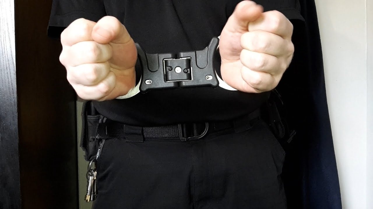 🚨🪨🇬🇧 TCH850 Silver Premier Folding Rigid Handcuffs UK British Police (NIJ)