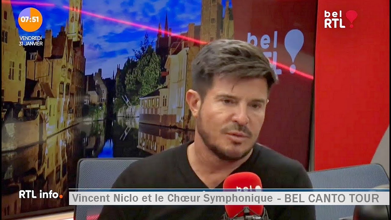Vincent Niclo - Promo Bel Canto - Bel. RTL.info - 31/01/2025
