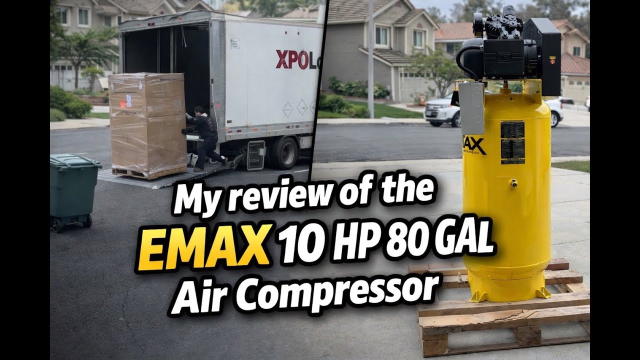 Review of the EMax 10 HP 80 Air Compressor