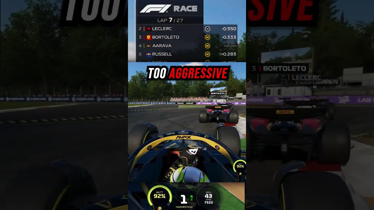 My F1 25 Race Engineer suggested a FOUR STOP under a SC...