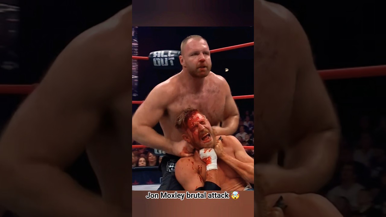 Jon Moxley vs Orange Cassidy 🥵🤯 #highlights #wrestling #ytshorts #trandingshorts #allout #shorts
