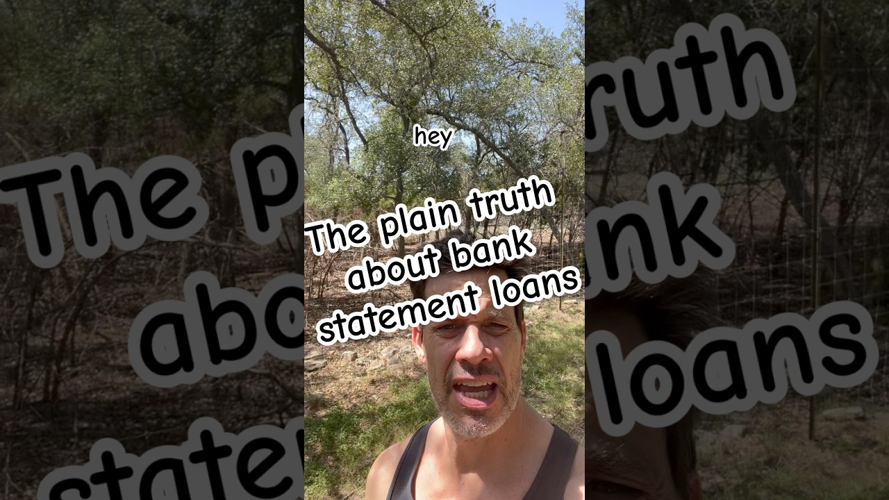 Bank statement loan process here&rsquo;s the truth #realestate #texasrealtors #texas #homebuyingprocess