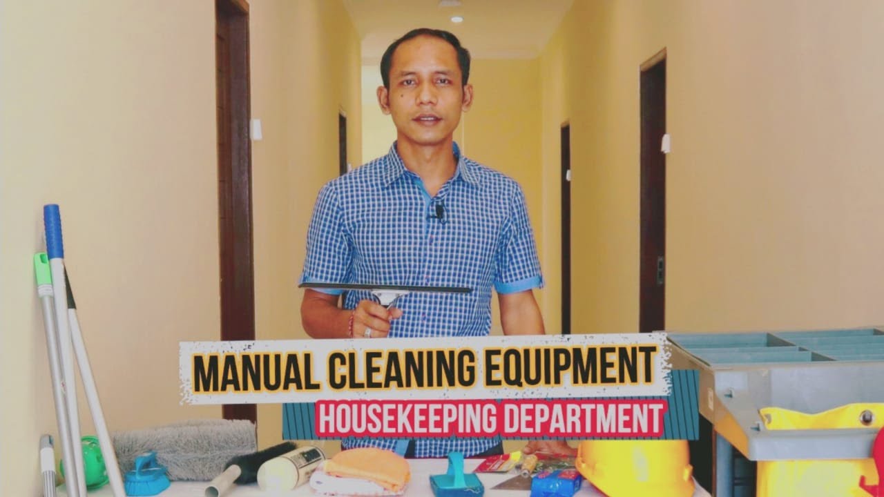 Jenis-jenis Manual Cleaning Equipment Housekeeping Hotel‼️