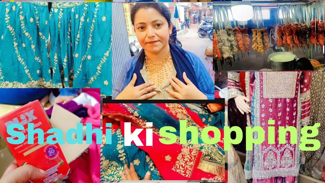 Ghar me hai sadhi aaj first shopping 🛍️👛! Embroidery gharara 💃♥️! patna market!( Shopping vlogs)