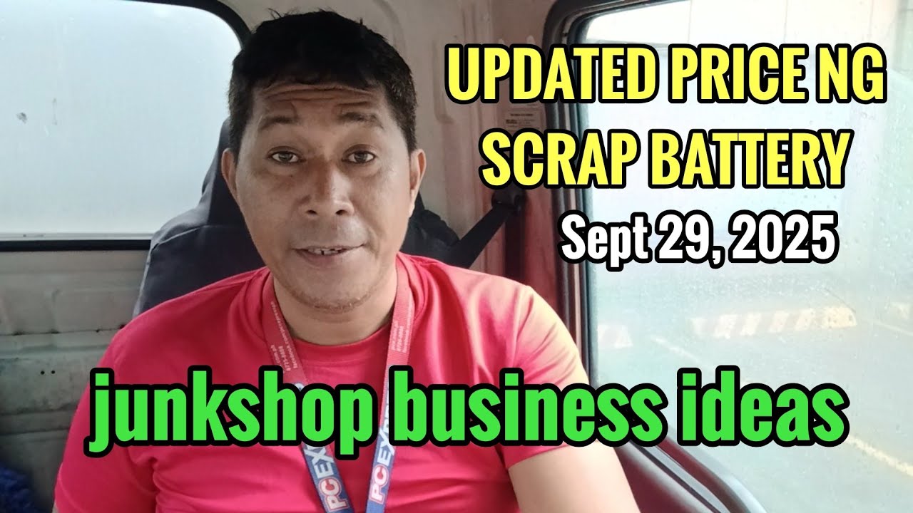 UPDATED PRICE NG SCARP BATTERY SA REKTAHAN NG MGA JUNKSHOP 
