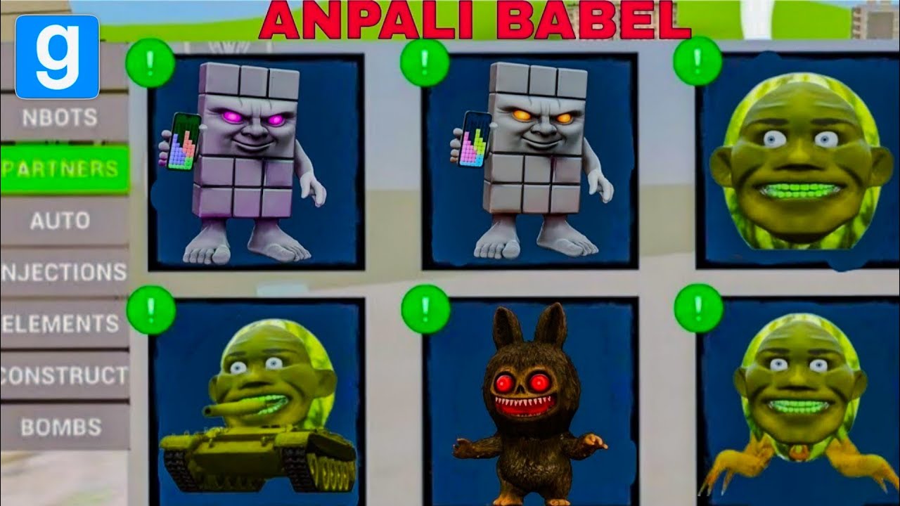 NEXTBOTS IN PLAYGROUND MOD NEW UPDATE VERSION 7.6.0 GAMEPLAY || #garrysmod #zoonomaly #roblox #gman