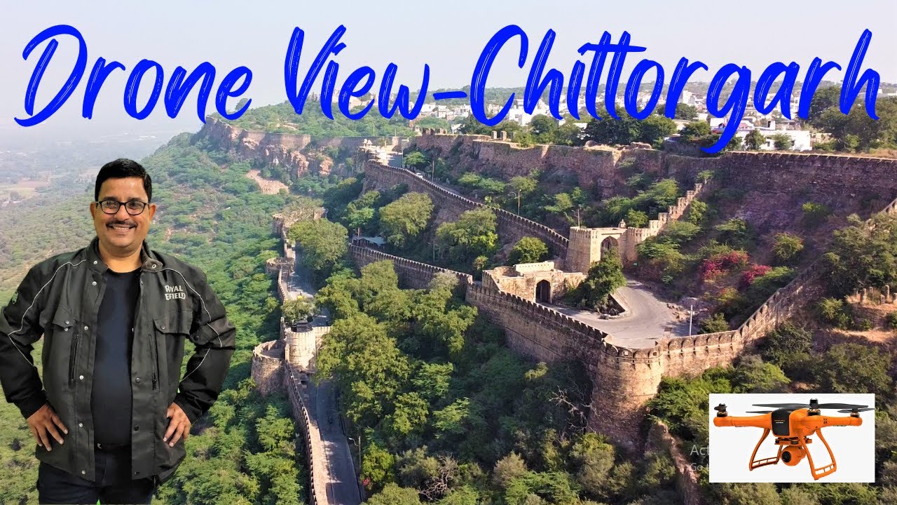 Chittorgarh Drone VIEW from Chittorgarh Fort