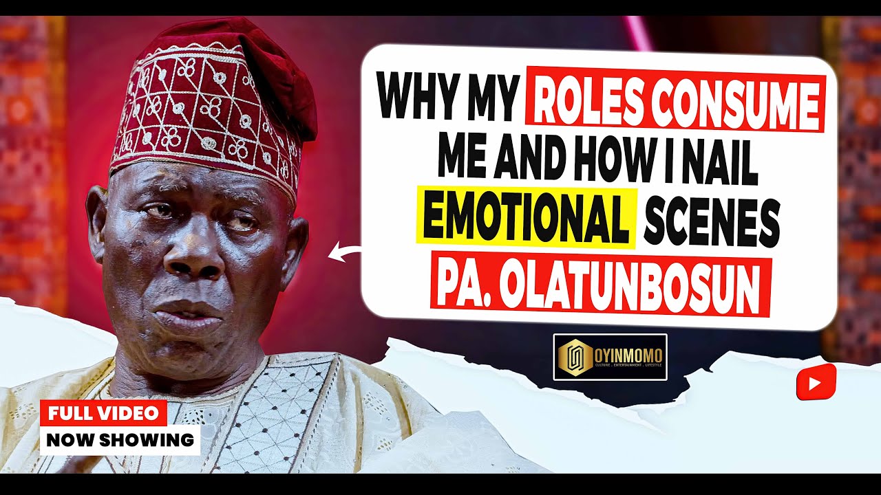 “LOSING MY WIFE AFTER 48 YEARS, YOU NEVER MOVE ON FROM A LOVE LIKE THAT SAYS PA. OLATUNBOSUN.”