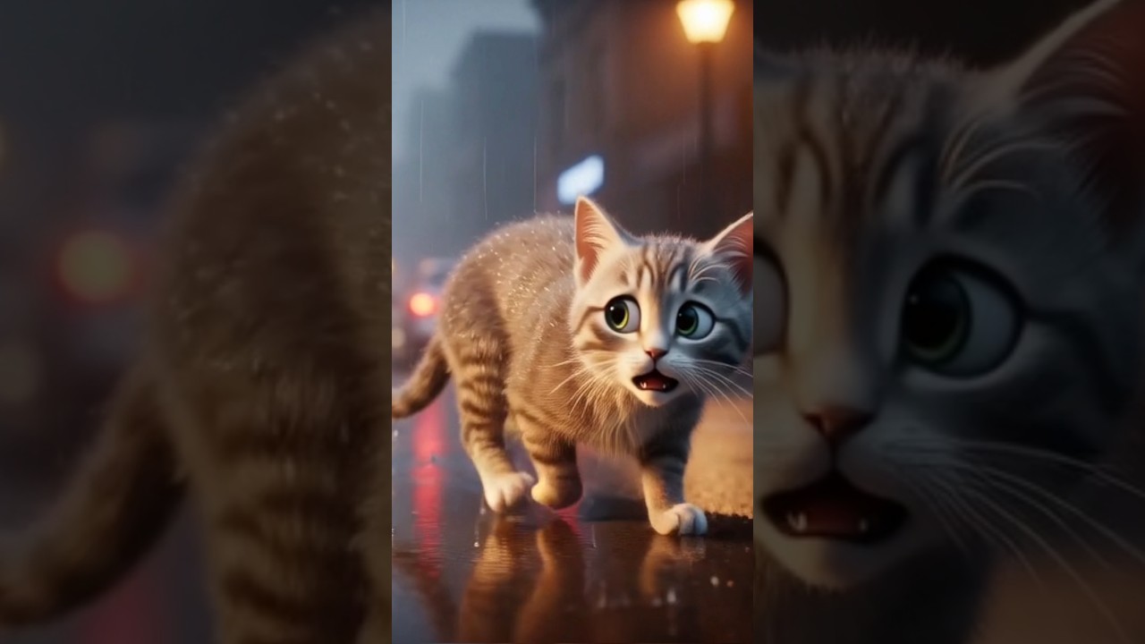 भूली हुई बिल्ली का बच्चा 🐱💔 