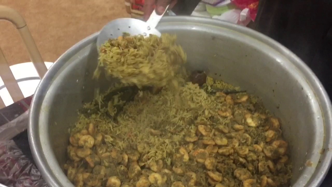 اسامه القصار طبخة  إموش على ربيان رز وجمبري طازج  طبخه كويتيه قديمه