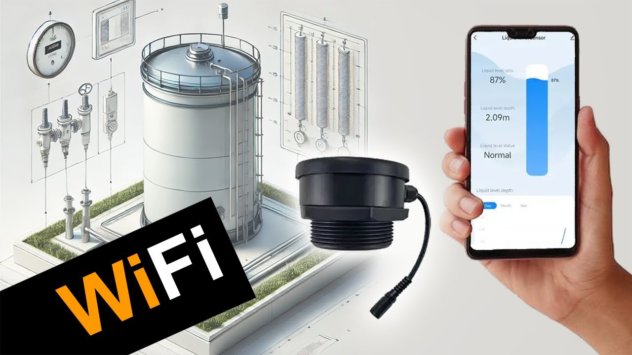 Умный контроль уровня воды: WiFi ультразвуковой датчик EPTTECH TLC22A для дома и бизнеса