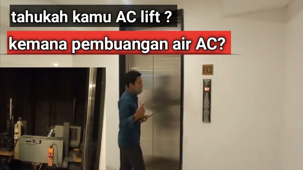 benerin ac lift tidak mau dingin.. setelah di cek tenyata.... 😏😏😏