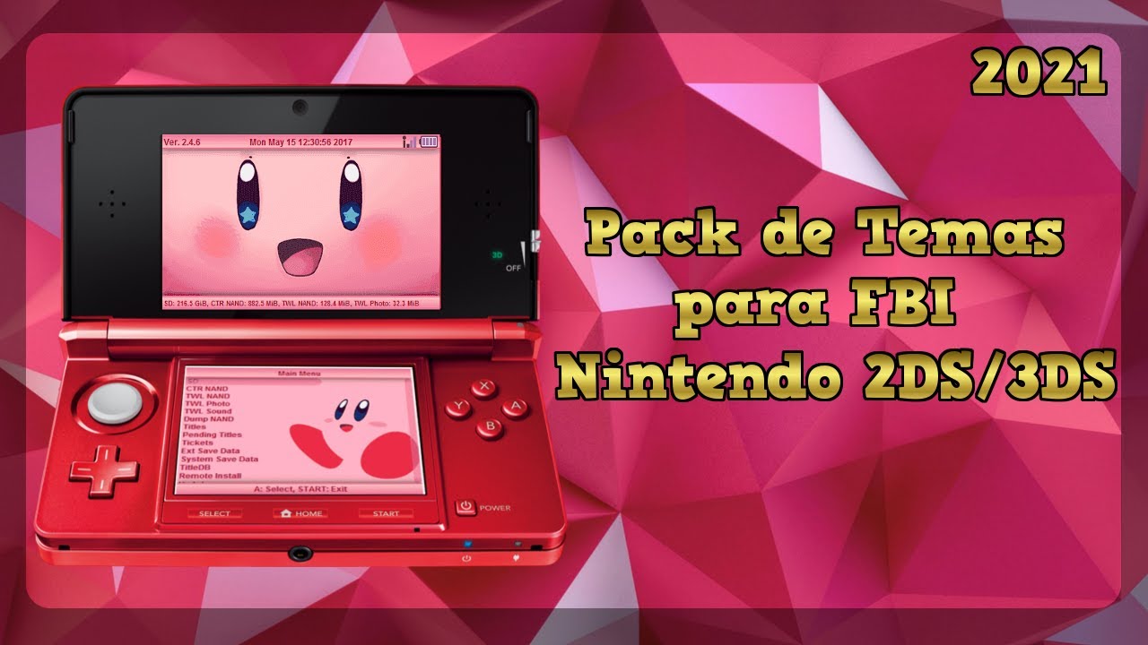 Pack de Temas para FBI - Nintendo 2DS/3DS